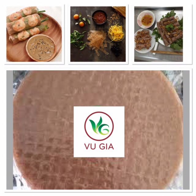 Bánh tráng gạo lứt VU GIA Tệp 50-60 cái | BigBuy360 - bigbuy360.vn