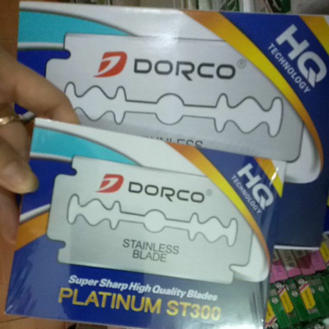 Dao Dorco ST300. 1 vỉ 100 lưỡi lam