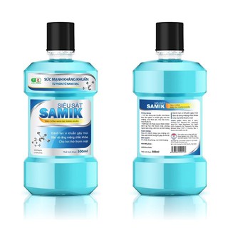 Nước súc miệng Samik Nano Bạc 500ml