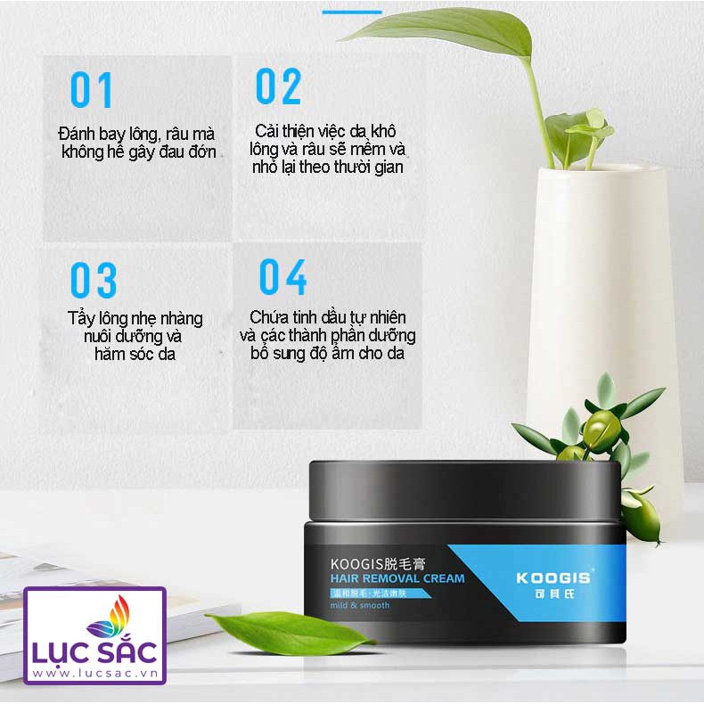 Kem tẩy lông nam giới Koogis (Dùng được cho vùng kín) - TD027 | BigBuy360 - bigbuy360.vn