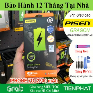 Pin Rồng iPhone 7 - Dung Lượng Siêu Cao 2300 mAh - Chính hãng Pisen
