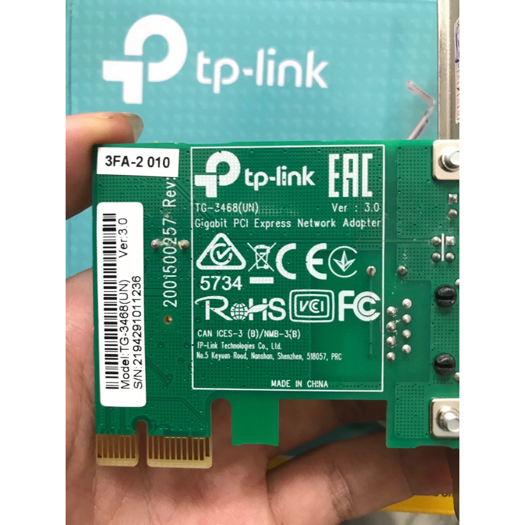 Thiết bị CARD Mạng Tplink TG-3468 Gigabit PCI Express - Hàng Chính Hãng