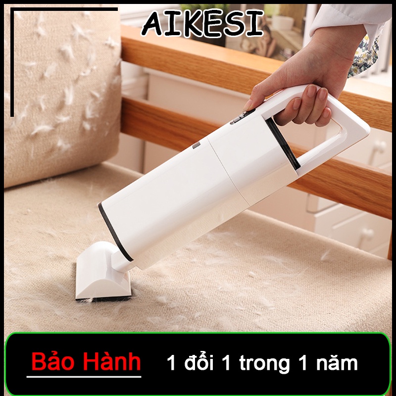 Máy hút bụi nệm Aikesi 4 đầu hút thông minh hút sạch bụi bám lâu ngày,lông thú cưng - BH 12 tháng