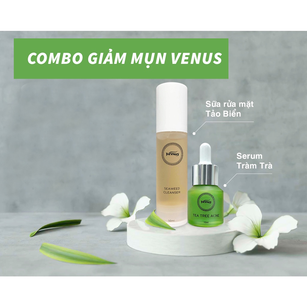 Combo giảm mụn Venus chính hãng - Giảm Mụn Trứng Cá, Ngừa Thâm - An Toàn Dịu Nhẹ | BigBuy360 - bigbuy360.vn