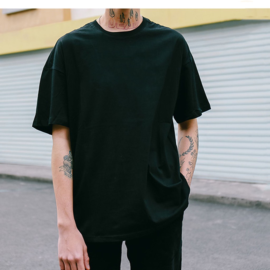 💎FREE SHIP 99k💎 Áo thun Unisex LANORM Basic Tee phông trơn nam nữ oversize form rộng màu đen và trắng