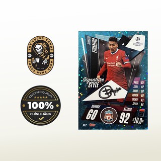 Roberto Firmino Signature Style - Match Attax Extra 2020-21 | Thẻ cầu thủ bóng đá chính hãng | The Lucky Cards