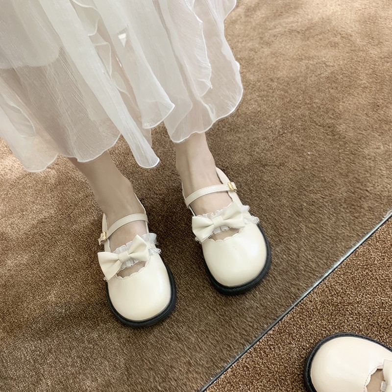 (ORDER) Giày lolita nơ điệu 3 màu | BigBuy360 - bigbuy360.vn