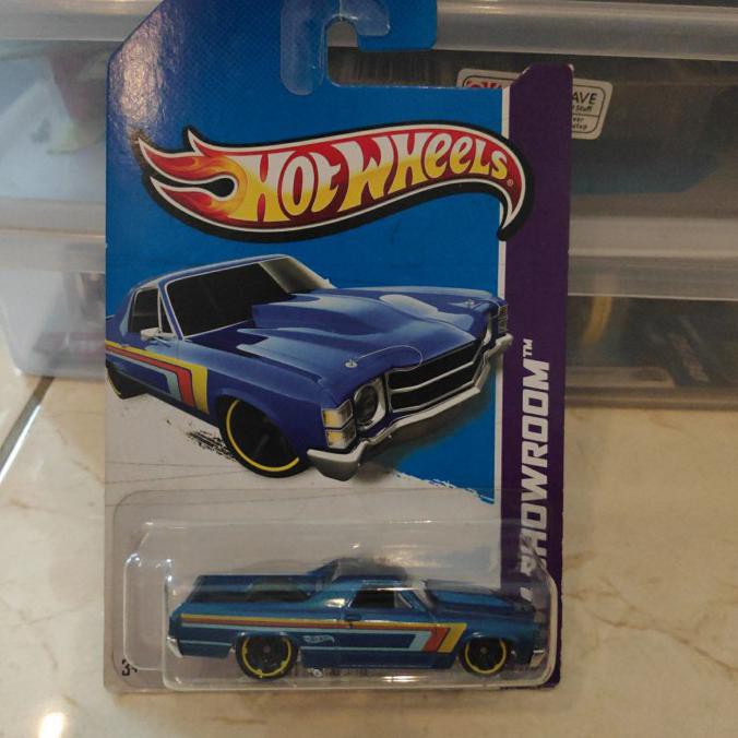 Hot Wheels Mô Hình Đồ Chơi Xe Hơi 71 El Camino Blue Hw Showroom 2013