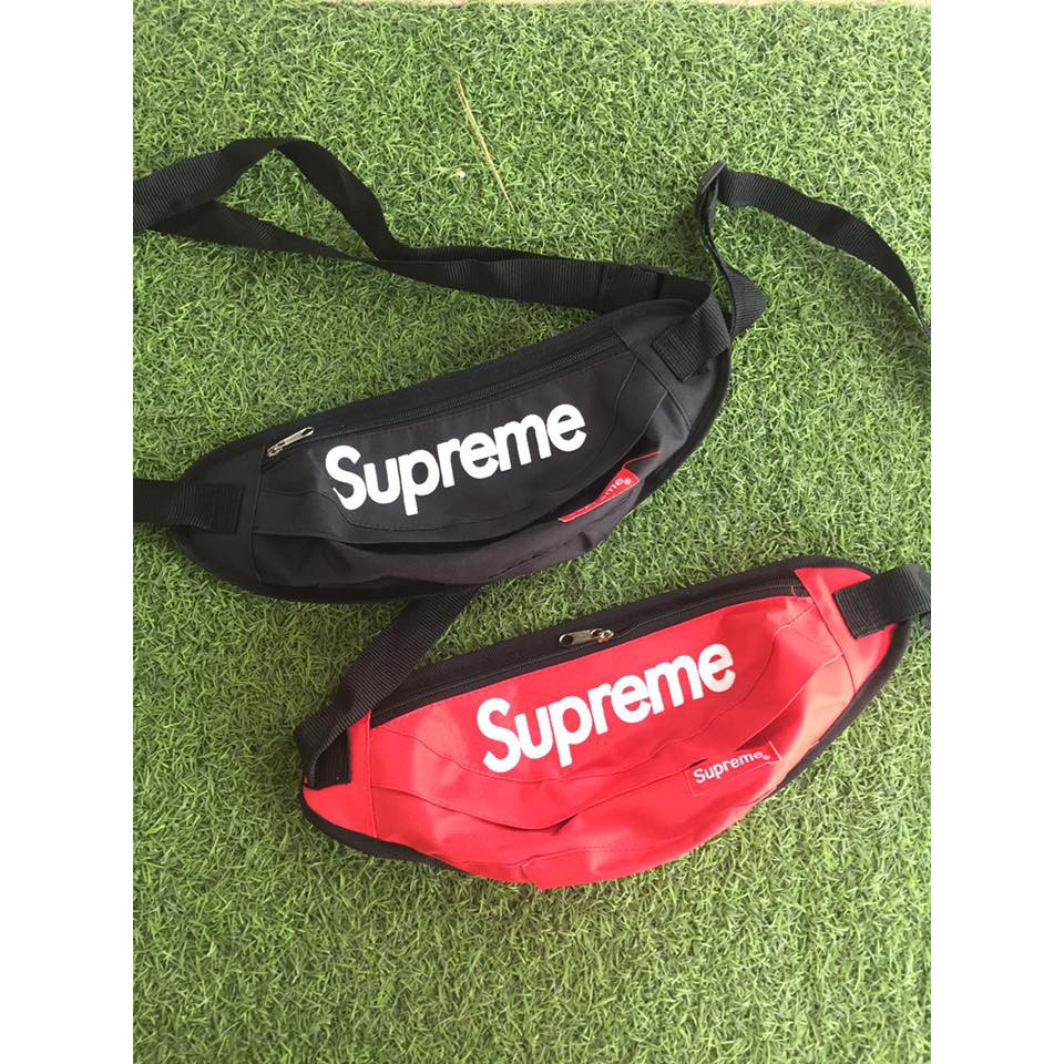 Túi bao tử SUPREME đỏ/đen | BigBuy360 - bigbuy360.vn