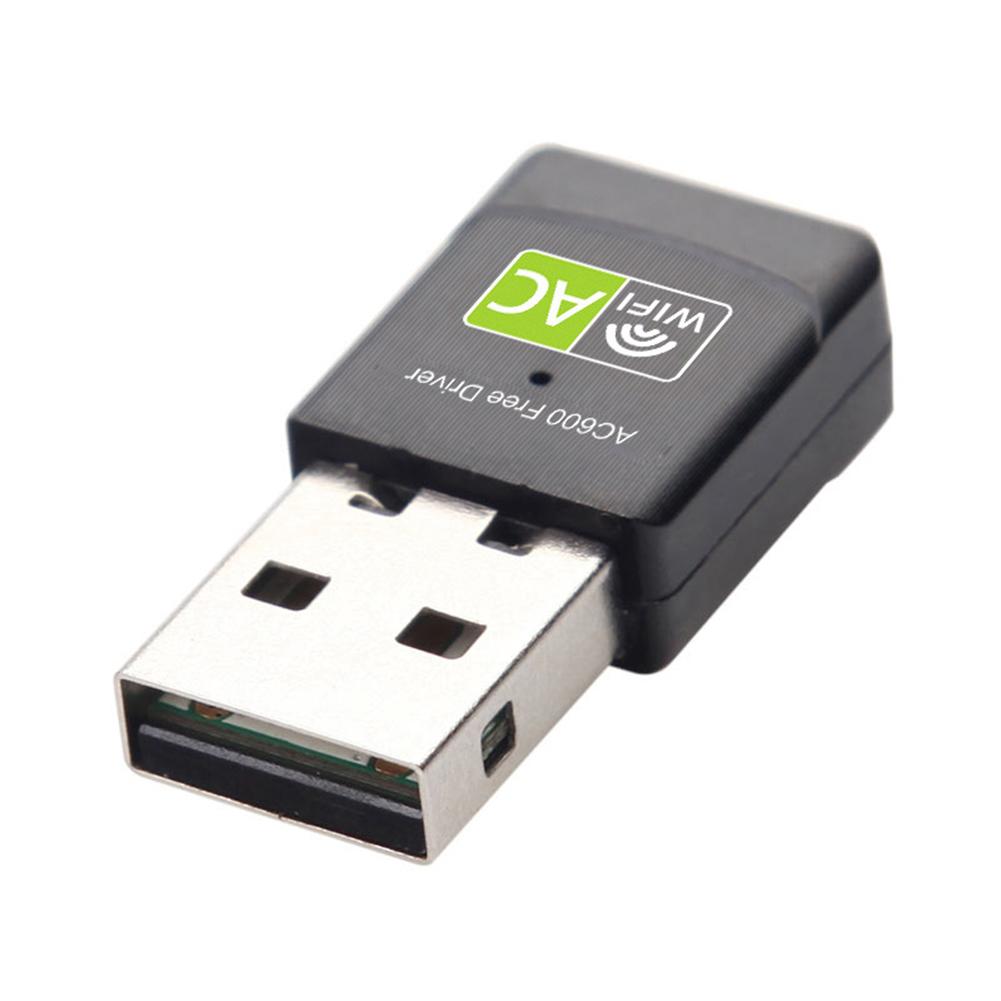 Bộ chuyển đổi Wi-Fi USB Bộ chuyển đổi Wi-Fi 600Mbps USB Ethernet WiFi Bộ thu WiFi thẻ mạng 2.4G