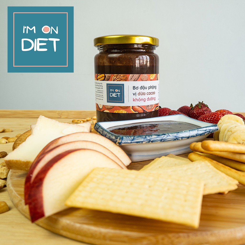 BƠ ĐẬU PHỘNG VỊ DỪA CACAO KHÔNG ĐƯỜNG [Sánh Mịn] | I'M ON DIET | 220g - 320g | Ăn Kiêng - Eat Clean - Ăn Chay | BigBuy360 - bigbuy360.vn