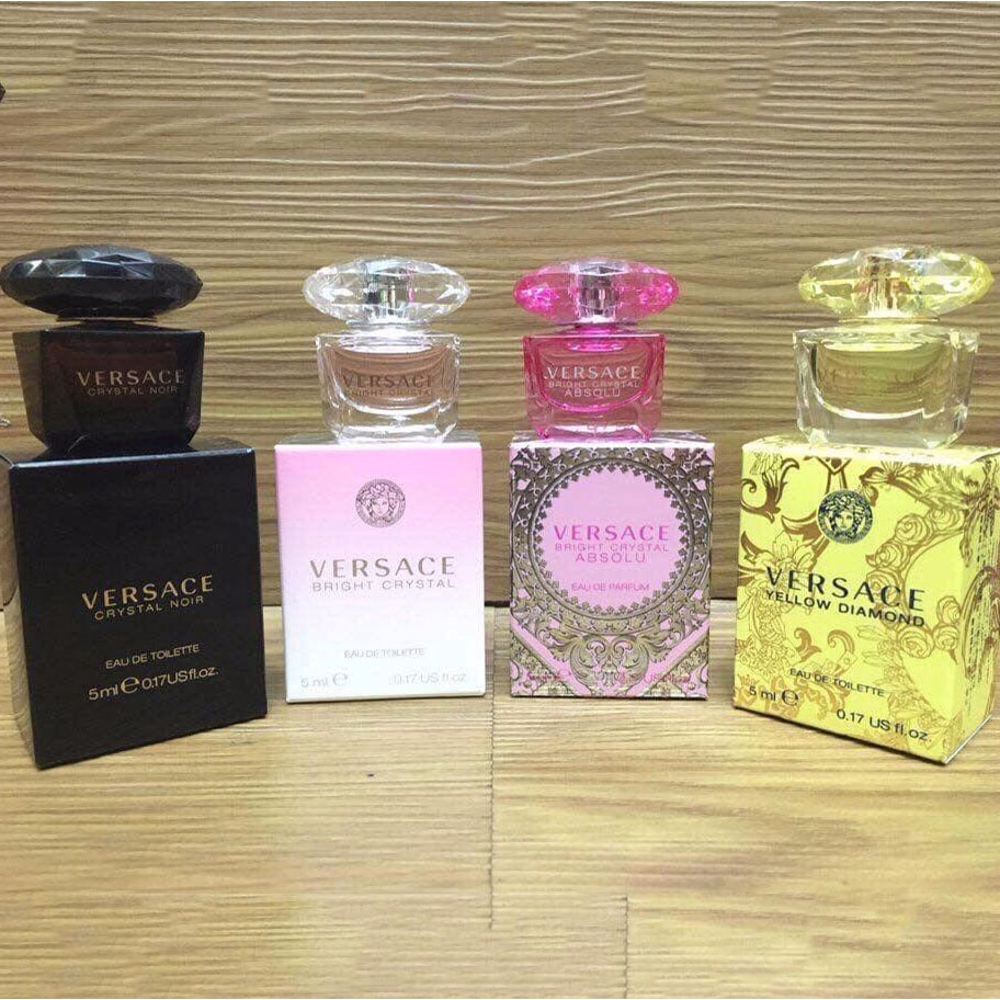 Combo 140 tem, nhãn nước hoa Versace kích thước 1x5cm dán chai 10-30ml