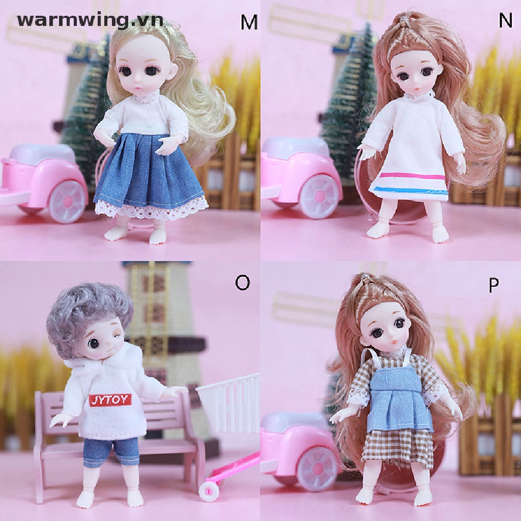 【warmwing】 1 Set 16cm Doll Clothes Skirt Universal Clothing Girls Toys Accessories Gifts .