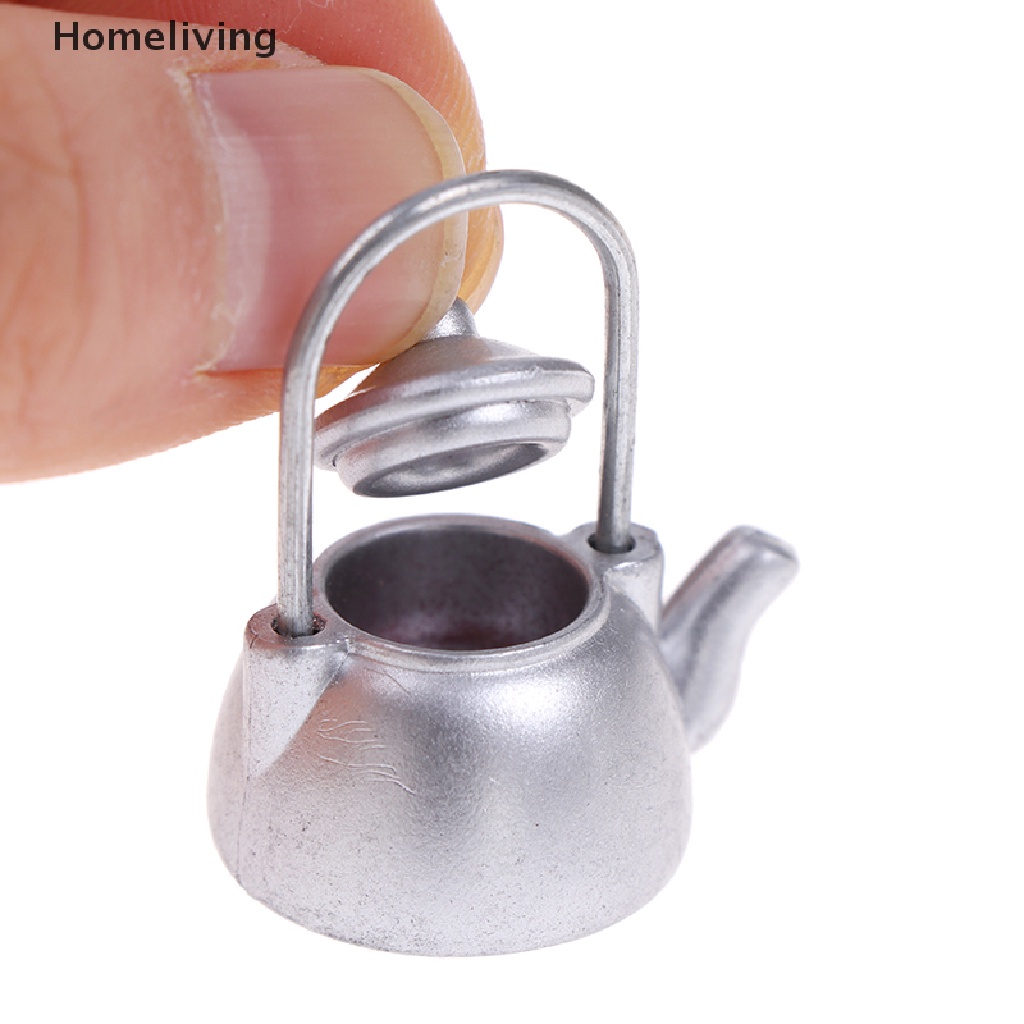 Bộ 3 Mô Hình Ấm Trà Mini Trang Trí Nhà Búp Bê