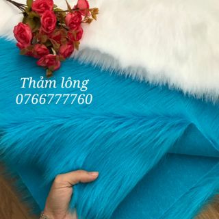 Thảm lông chụp ảnh trải sàn - lông hồ ly dài đủ màu