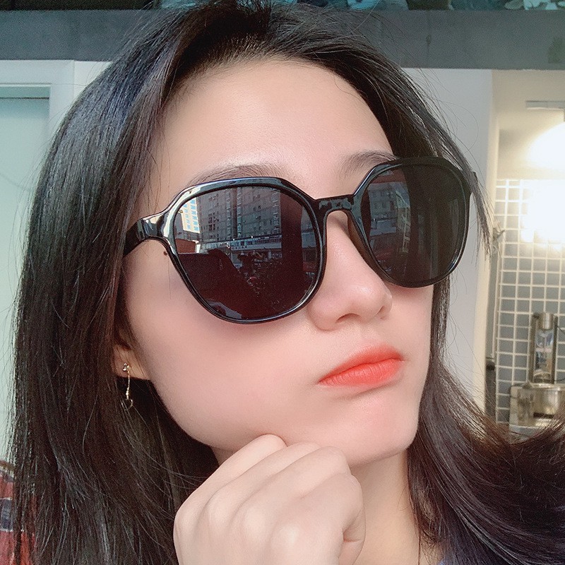 Ready Stock Fashion UV Protection Round Sunglasses Cute Personality  Sunglasses Women UV400