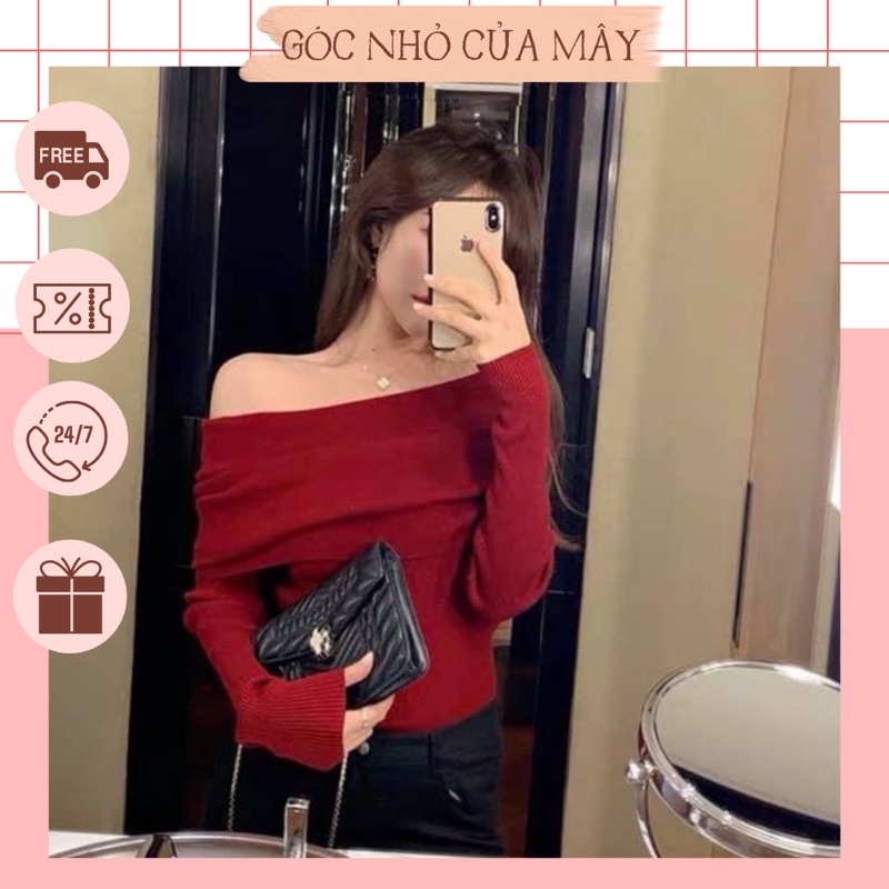 Áo len trễ vai sexy GNCM
