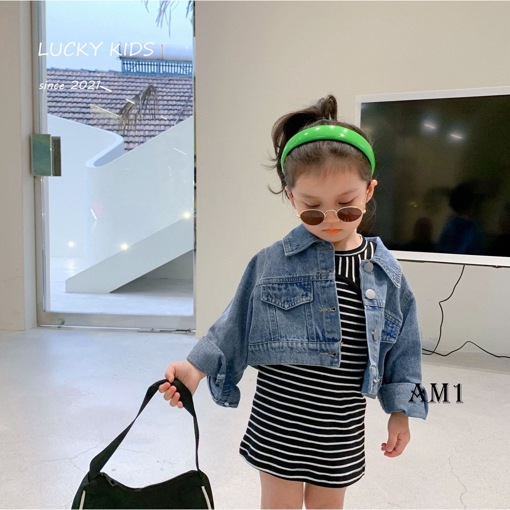 Áo khoác trẻ em Áo bò croptop bé gái Áo khoác bé trai TB116 TN117