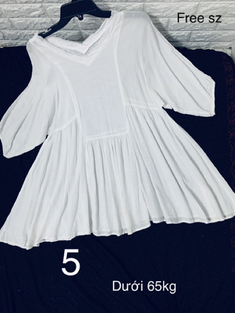 Áo babydoll trắng nhiều mẫu