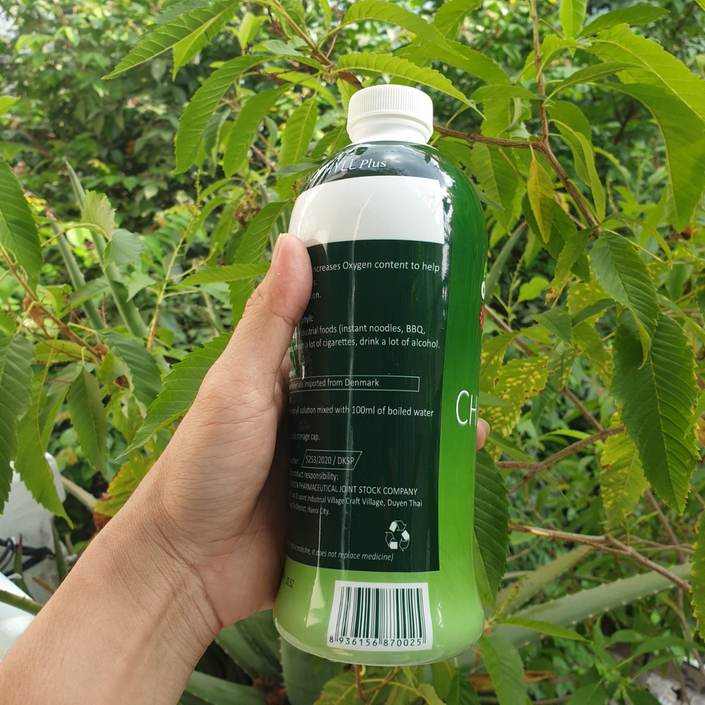 Nước Diệp Lục Sybergi Chlorophyll 730ml hàng Việt Nam