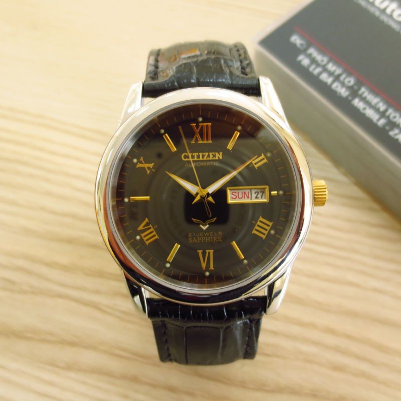 Đồng hồ cơ nam CITIZEN Automatic nhật bãi xịn tự động nạp cót