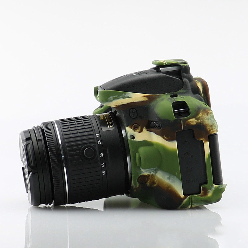 Casing Nikon D5300 Camera Bag Soft Silicone Rubber Protective Body Cover Case Skin