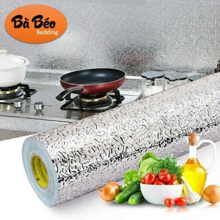 Cuộn Giấy Bạc Dán Bếp Chống Thấm, Chống Cháy (1mx0.6m)