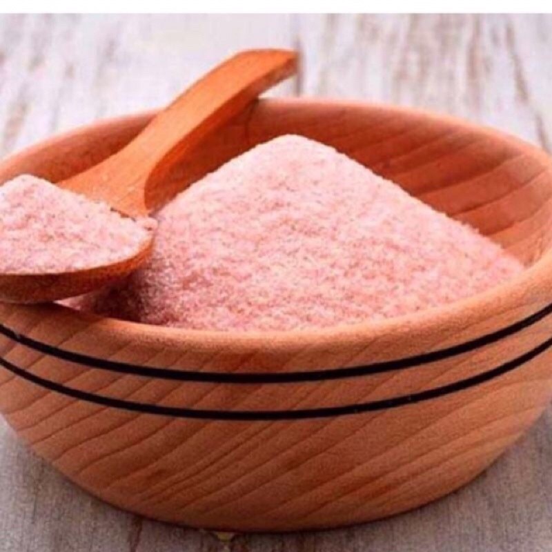 1kg Muối hồng Hymalaya nhập khẩu Pakistan loại hạt mịn.