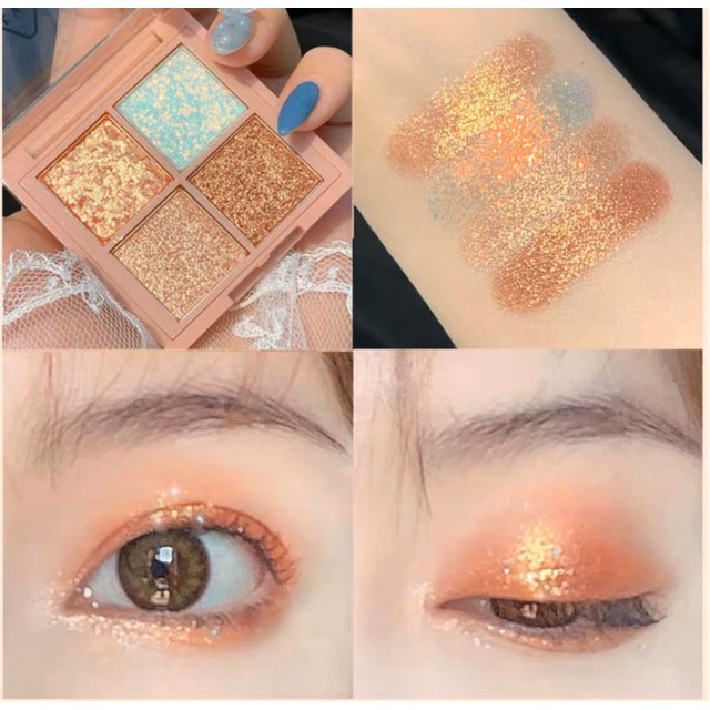 Bảng Phấn Mắt Siêu Nhũ Guicami Bản Dupe Của 3Ce Thiết Kế Hình Vuông Đẹp Mắt