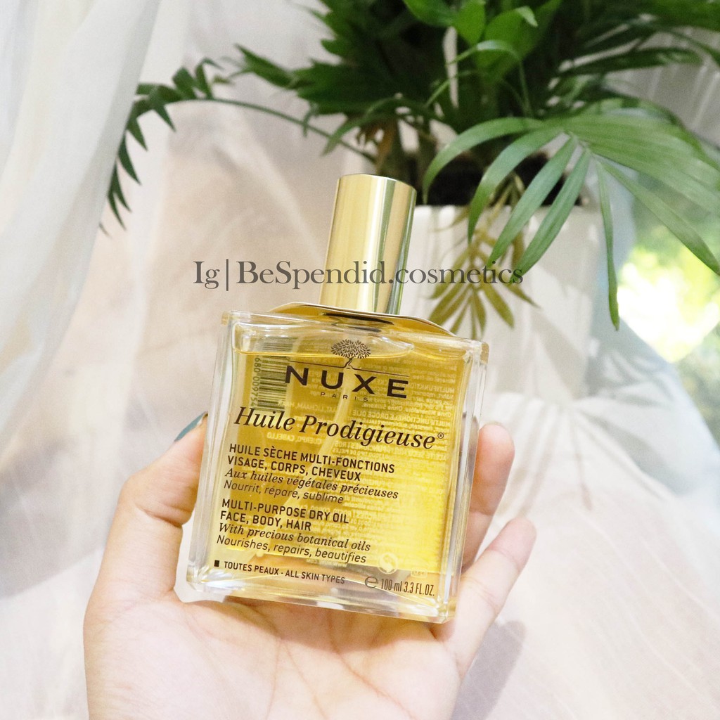 NUXE Huile Prodigieuse Dầu khô dưỡng da đa năng (Nội Địa Pháp)