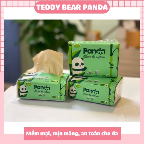 Giấy Tre PANDA 3 lớp siêu dai, mềm mịn 100 tờ 3 lớp