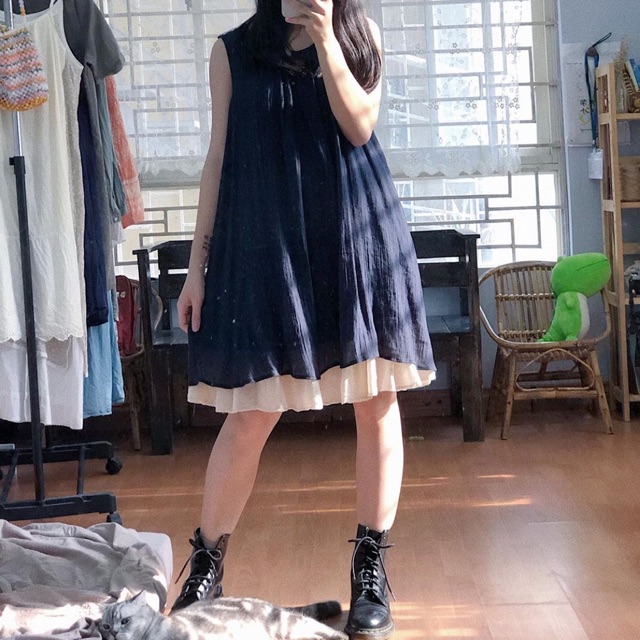 Váy xô hai lớp