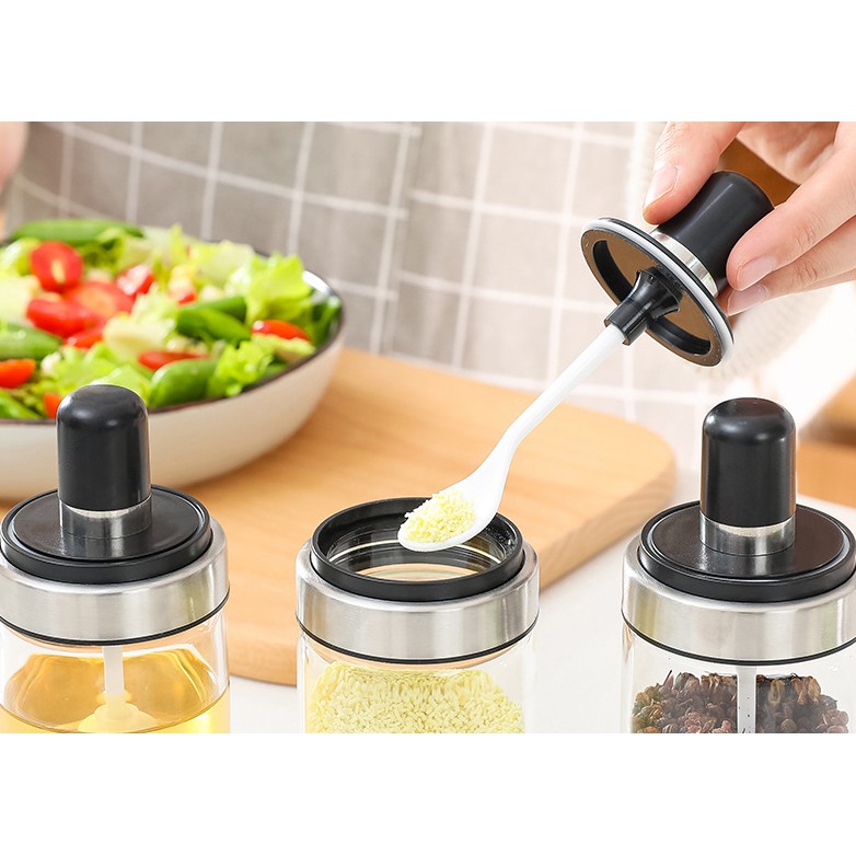 [ KHAI TRƯƠNG ] Hũ đựng gia vị thủy tinh thương hiệu JIMMEAL | BigBuy360 - bigbuy360.vn