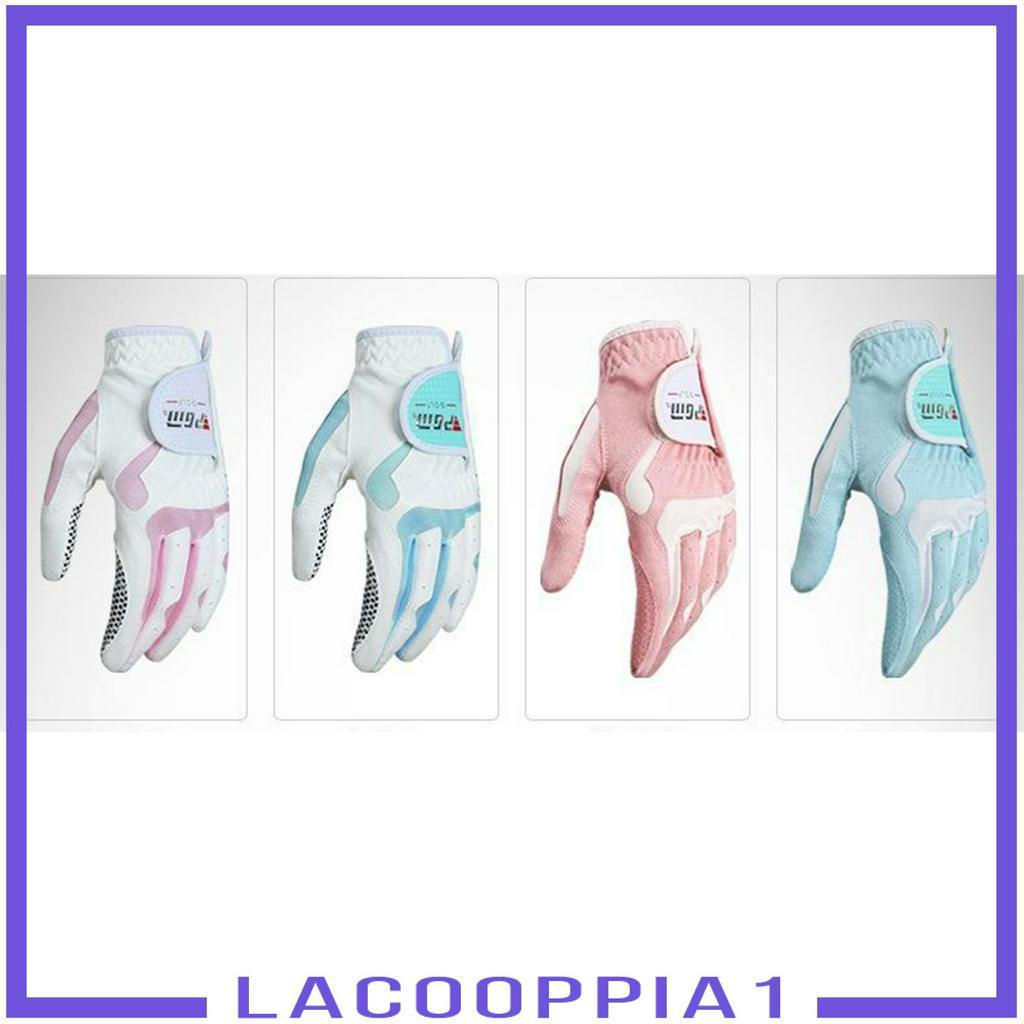 [Lacooppia1] Găng Tay Đánh Golf Trái Phải Mềm Mại Thoáng Khí Cao Cấp Cho Nữ