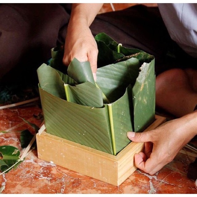 Bộ Khuôn Làm Bánh Chưng Chất Liệu Gỗ Hàng VNCLC