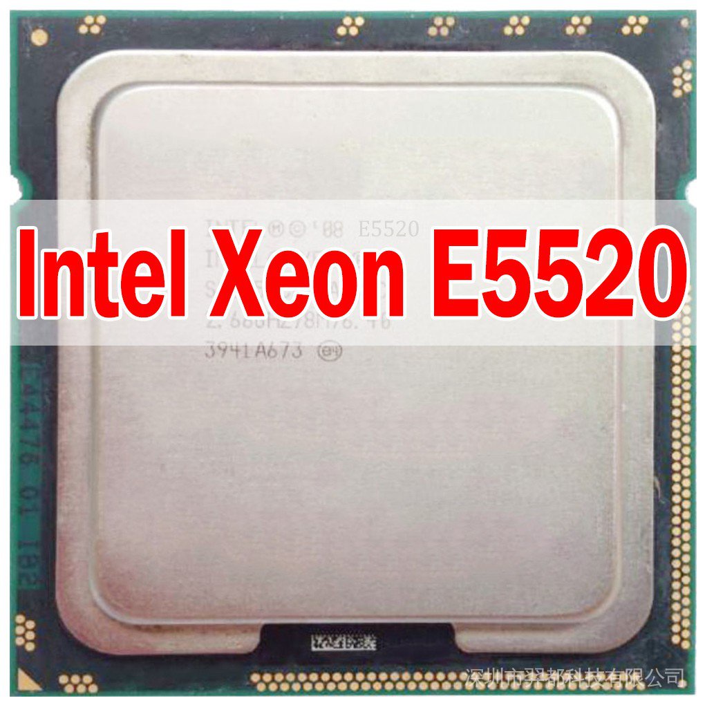 Intel Xeon E5520 l5520 E5530 l5530 e5540 E5620 e5630 e5640 CPU tám lõi tứ 1366-pin E5520 2,26 GHz / 