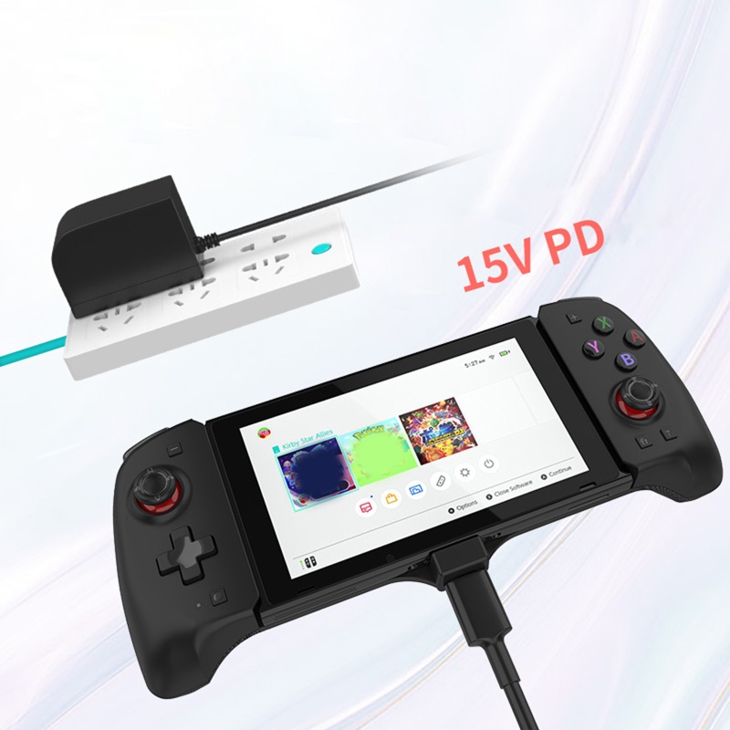 Tay Cầm Điều Khiển Không Dây Trục Kép 6 Trục Rung Và Sạc Nhanh PD Cho Switch / Switch Cole