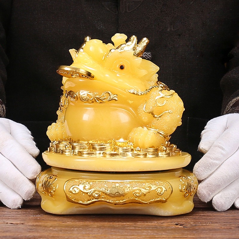 Cóc Ngậm Tiền - Tỳ Hưu cao 20cm - Thiềm Thừ Tỳ Hưu Chiêu Tài Phong Thuỷ - Vật Phẩm Phong Thuỷ Hút Tài Lộc