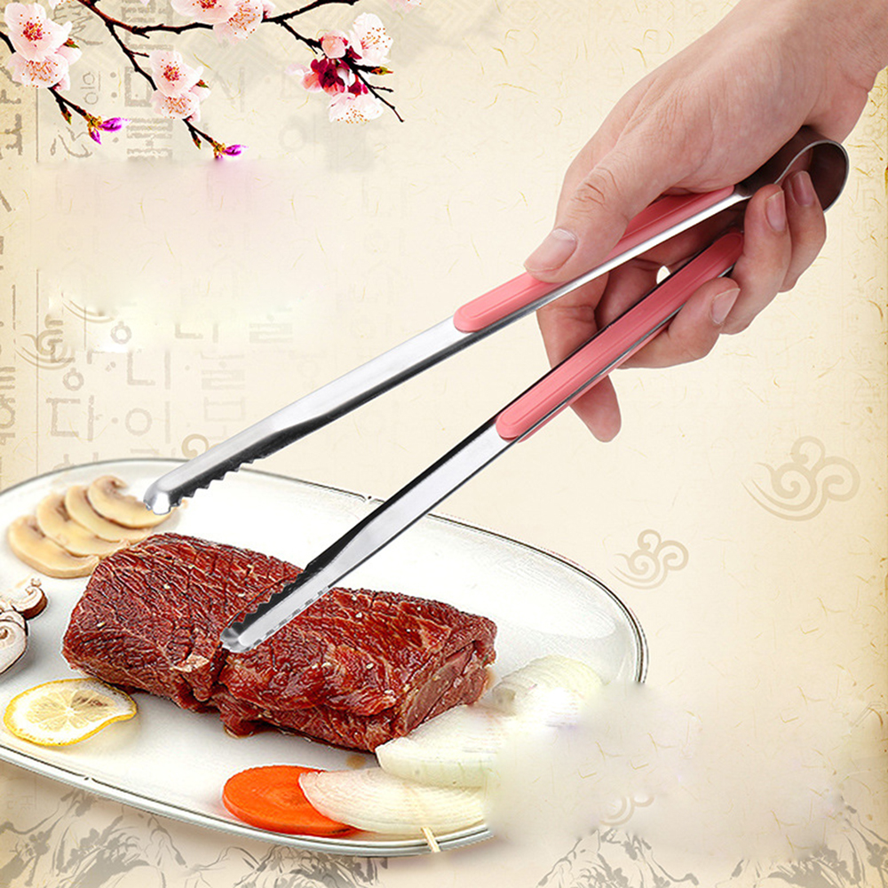 Daphne Kẹp Gắp Thức Ăn Bằng Thép Không Gỉ Với Tay Cầm ABS Tiện Dụng Cho Nhà Bếp