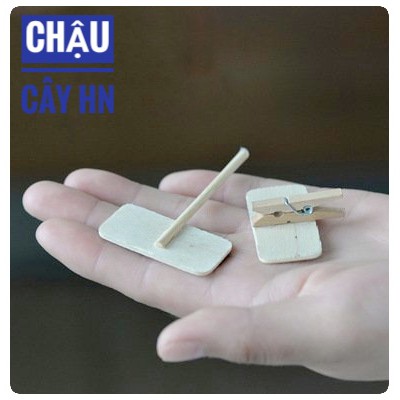 Tiểu cảnh mini mô hình Bảng đen  làm phụ kiện tiểu cảnh trang trí chậu cây Terrarium, sen đá, xương rồng, gắn tag trang