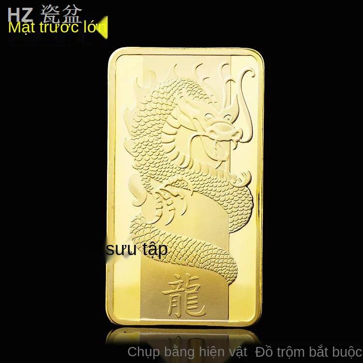 JMiễn phí vận chuyển rồng Trung Quốc mạ vàng nugget móng vuốt kỷ niệm đồng xu bộ sưu tập tiền mười hai cung hoàng đạo mó
