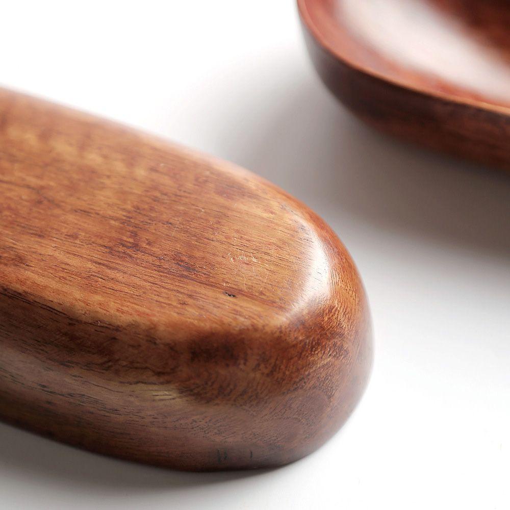 Đĩa Đựng Bánh Kẹo Tráng Miệng Hình Oval Phong Cách Nhật Bản