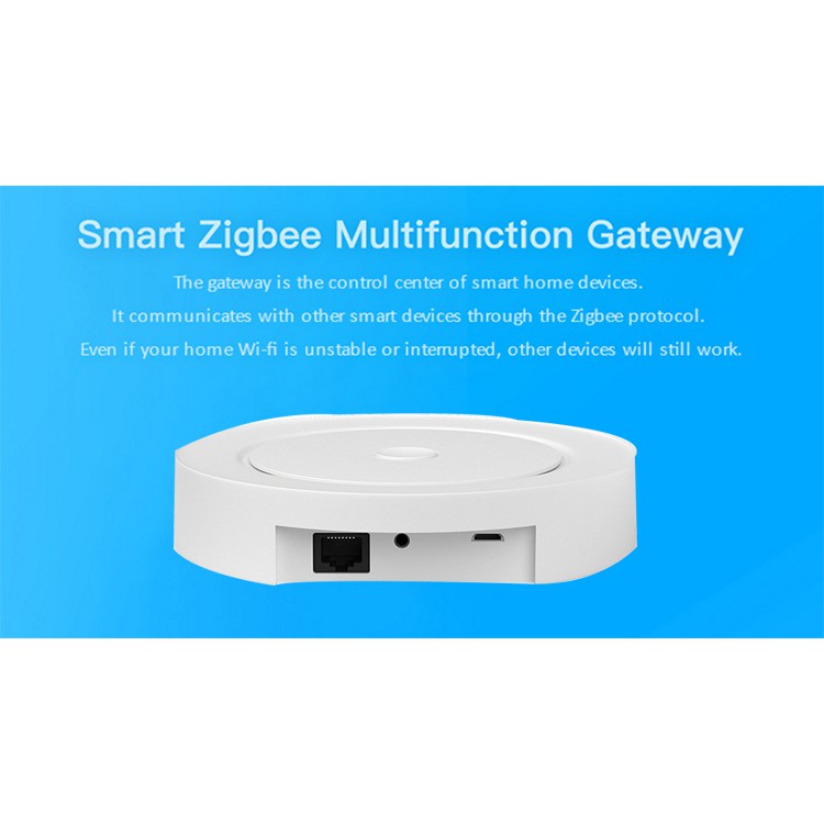 Bộ điều khiển trung tâm nhà thông minh 3 loại sóng kết hợp Tuya (Zigbee, Bluetooth, Wifi)