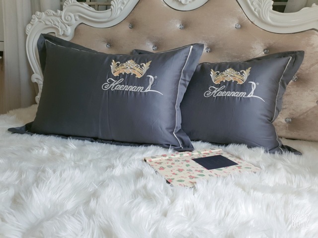 Vỏ gối 100% cotton sateen cỡ 45*65cm - có túi đựng lịch sự