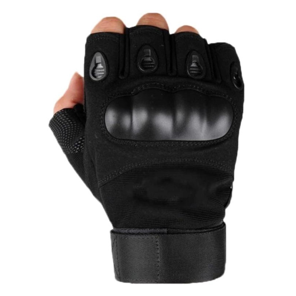 Găng Tay Nam Tập Gym, Phượt, Thể Thao Đa Năng Hàng Nhập Khẩu Cao Cấp GTN01 - Đen (Size XL)