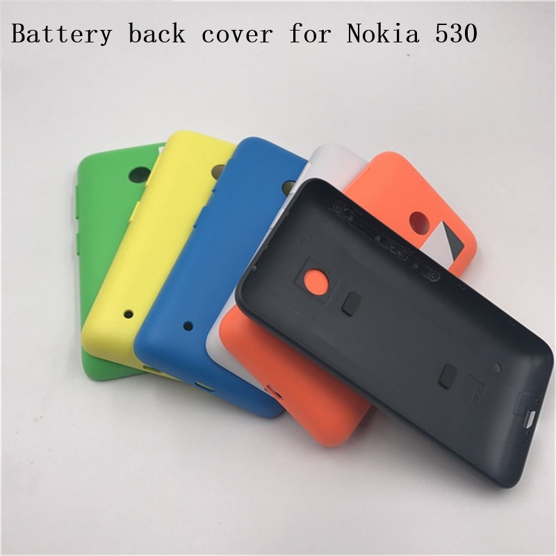 Lưng Nắp Đậy Pin Có Nút Bấm Bên Hông Cho Nokia Lumia 530