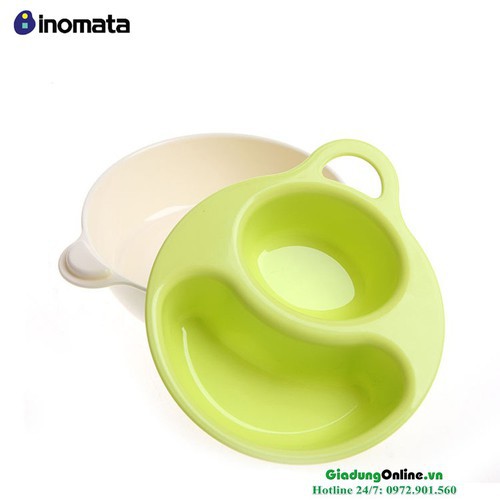 Set Bát Ăn Dặm Chia Ngăn Cho Bé (Inomata Nhật Bản)