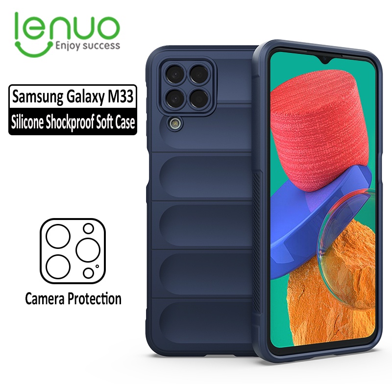 Ốp điện thoại LENUO từ silicon mềm chống sốc cho Samsung Galaxy M33 5G