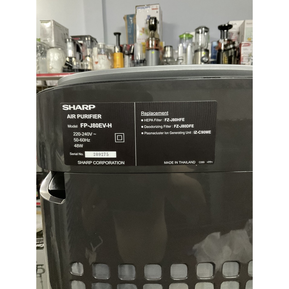 Máy lọc không khí Sharp FP-J80EV-H Thái Lan - Hàng trưng bày