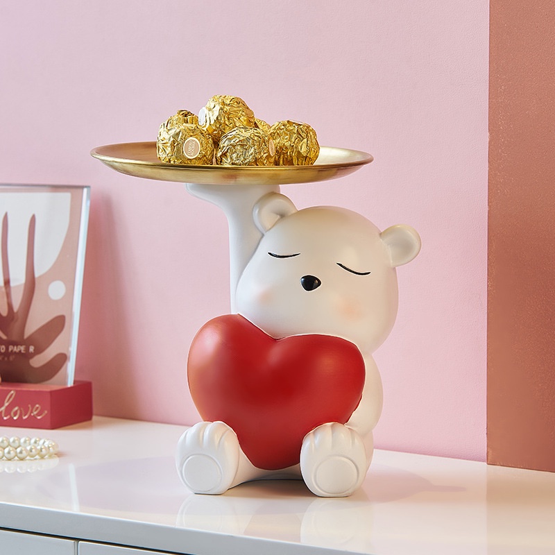 Giá đỡ cho chìa khóa họa tiết gấu dễ thương bắt mắt